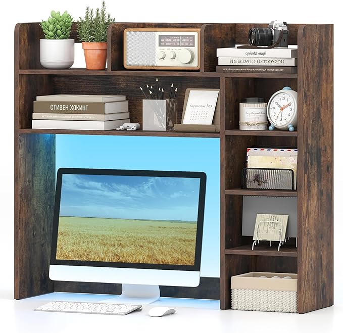 Tangkula Desktop Bookshelf by TANGKULA