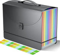 Expanding File Folder/Accordion File Organizer/Portable File Box by Fun+storage