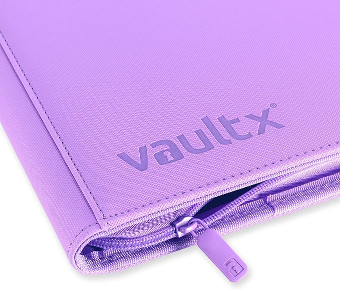 Vault X 12 Pocket Zip Binder, 480 Cards, Exo-Tec Material, 20 Side-Loading Pages - Image 4