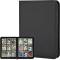 9 Pockets Card Binder, Premium Zip Trading Card Binder, 540 Double Sided Pocket by CARDBINDER