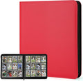 12-Pocket Business Card Binder holds 720 Cards, Premium Diamond Texture PU by CARDBINDER