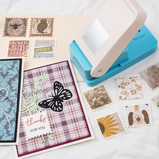 BAOFALI 2Pcs/Set Stamp Puncher 1.5x1.5inch &1.25x1.5inch Rectangular Postage - Image 4