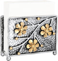 OwlGift Sakura Napkin Holder, Cherry Blossom Design Metal Freestanding Tissue by Owlgift