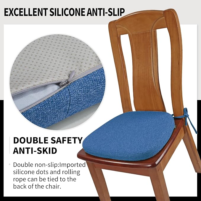 SINOSSO 1 Pack Memory Foam Chair Cushions - Image 6