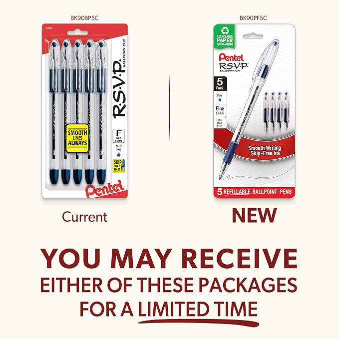 Pentel RSVP Ballpoint Pen, Fine Line - Image 5
