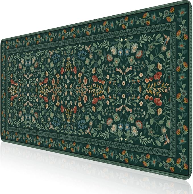 iCasso Desk Mat for Keyboard and Mouse, Large Mouse Pad, Desk Pad Mat, by iCasso
