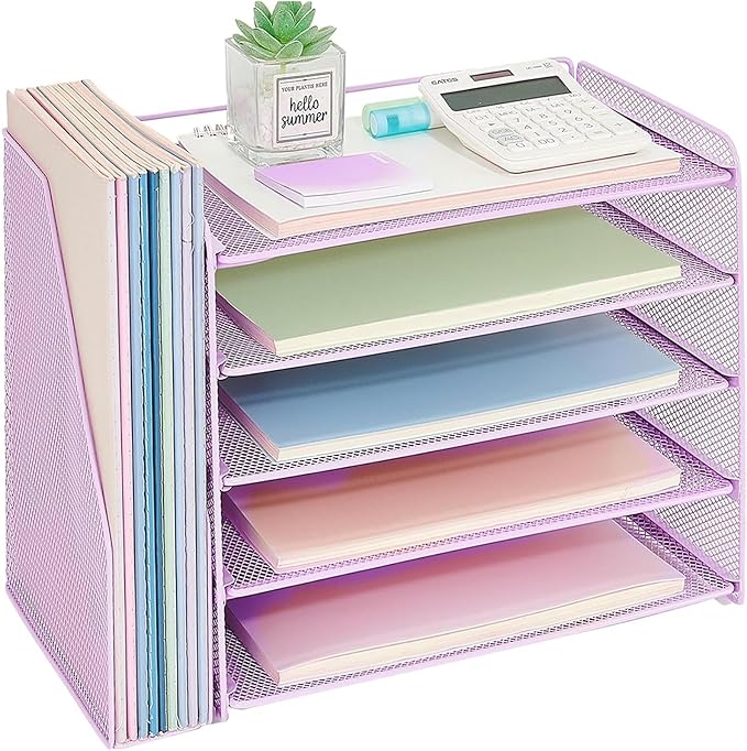OPNICE Desk Organizer, 5-Tier Paper Organizer Letter Tray by OPNICE