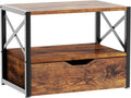 IBUYKE 2 Tier Desktop Printer Stand, Wooden Printer Stand by IBUYKE