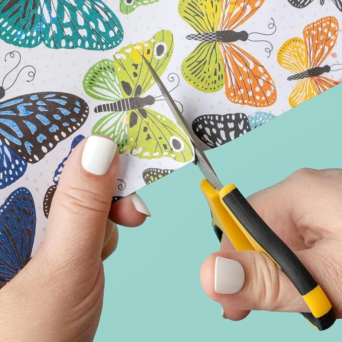 American Crafts Cutter Bee Herb Scissors 4/Pkg-Yellow/Black - Image 4