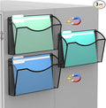 Gawerk Magnetic Wall File Folder, No Drilling Hanging Metal Document Paper Mail by Gawerk