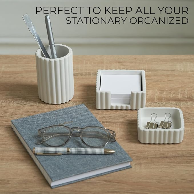 Aesthetic Desk Organizer Set of 3 - Image 3