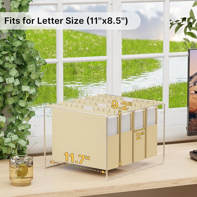 XINGIA Plastic Hanging File Folders, Letter Size - Image 2