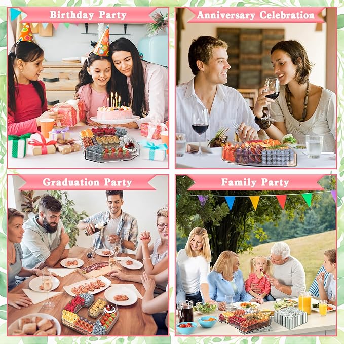 13.8" Acrylic Letter Charcuterie Tray, Charcuterie Letters Fillable Box - Image 8