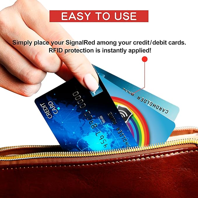 SaiTech IT 5 Pack RFID Blocking Card Protect Your Entire Wallet, Purse | - Image 8