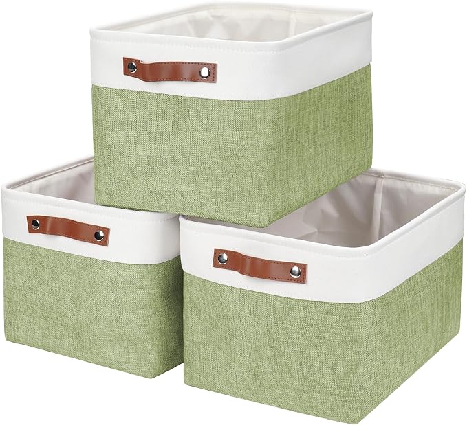 Bagnizer Storage Bins Large Fabric Storage Baskets by Bagnizer
