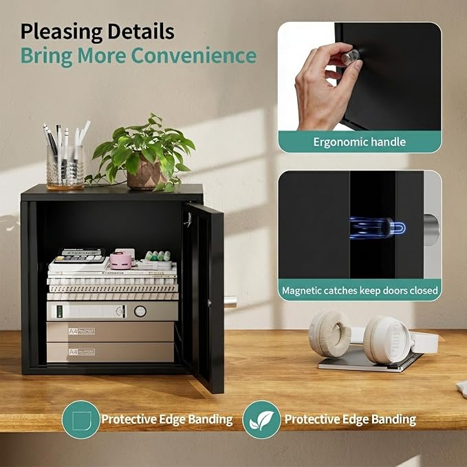 Cube Storage Organizer, Small Steel Cabinet - Image 8