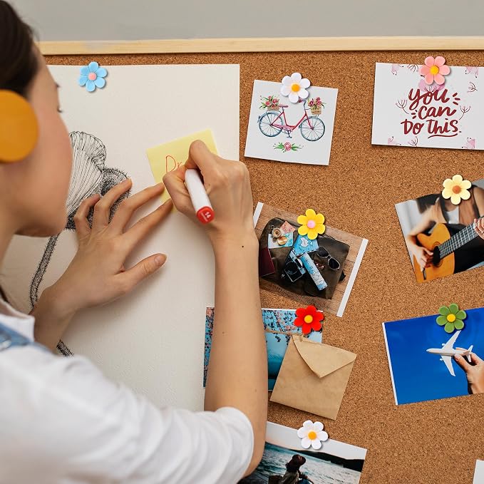 Decorative Cute Push Pins for Bulletin Board, Thumb Tacks, Cork Board Desk Wall - Image 6