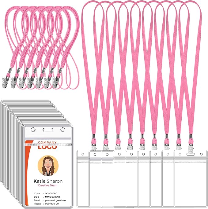 Marspark 200 Pcs ID Badge Holder by Marspark