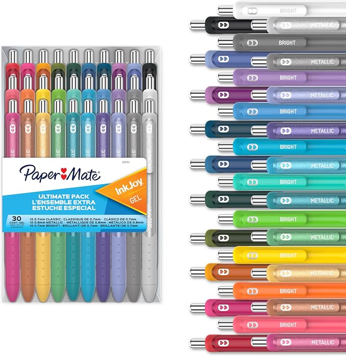Paper Mate InkJoy Gel Pens Ultimate Pack, Retractable, Featuring Classic by Unknown
