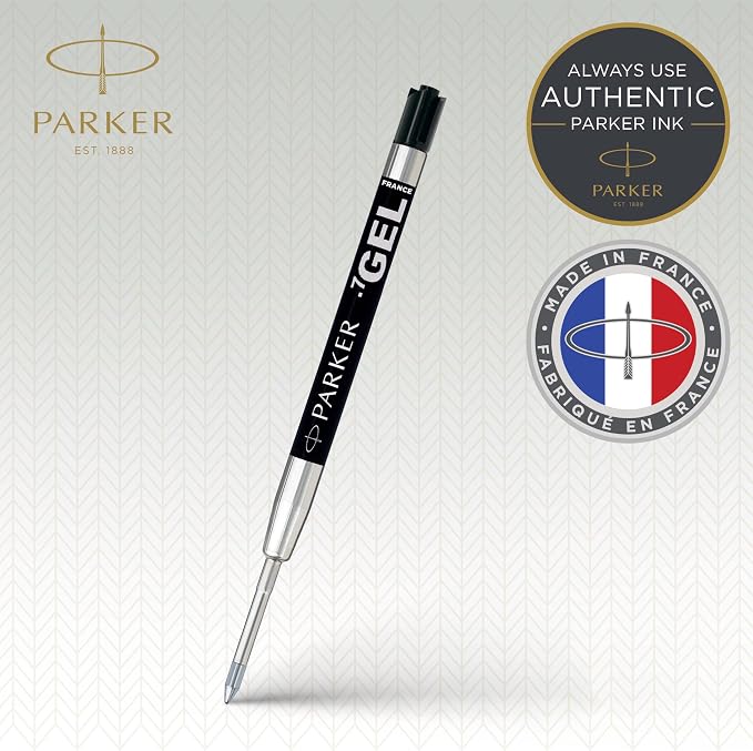 Parker Refill for Parker Retractable Gel Ink Roller Ball Pens, Medium Conical - Image 2