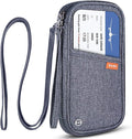 RFID Passport Wallet with Vaccine Card Slot, Family Travel Passport Holder by homchen