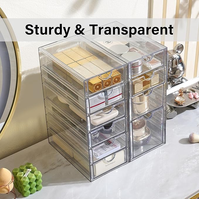 Prsildan Hair Accessories Organizer Acrylic Drawer - Image 7