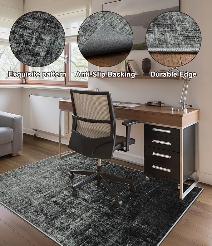 chakme Office Chair Mat for Hardwood Floor, Machine Wash - Image 5