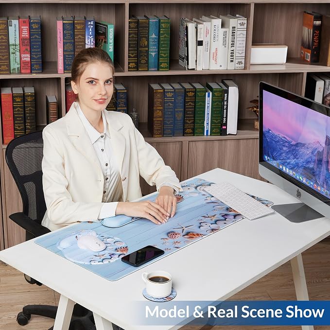 Desk Mat Set + Keyboard and Mouse Pad - Image 2