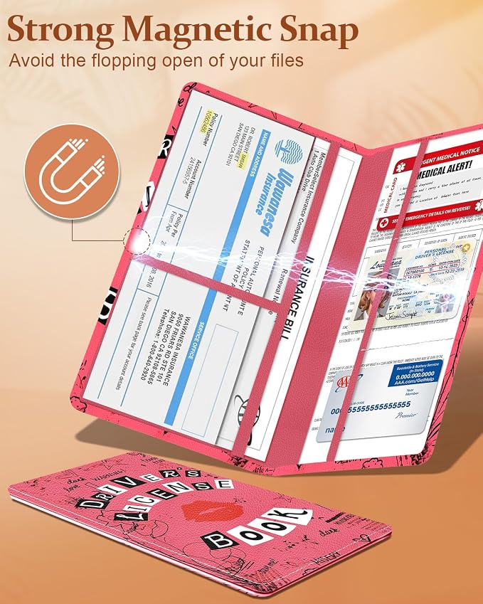 Slohif Car Registration and Insurance Holder - Image 4