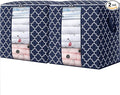 WISELIFE Storage Bags 2 Pack/100L Large Blanket Clothes Organization and by WiseLife