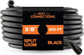 BEST CONNECTIONS Split Wire Loom Flex-Guard Convoluted Tubing Protective Split by BESTCONNECTIONS