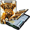 Flower Yellow Cow A4 Clipboard by Unknown