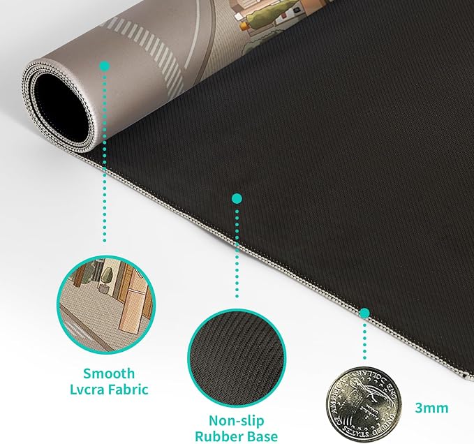 Tokyo Street Mouse Pad Anime Japanese Desk Mat Kawaii Large Gaming Mousepad XL - Image 8