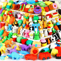URSKYTOUS 110Pcs Animal Erasers Kids Desk Pets Pencil Erasers 3D Puzzle Eraser by URSKYTOUS