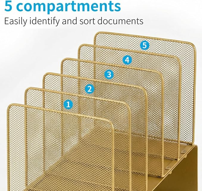 LEKETREE File Organizer for Desk, File Folder Organizer - Image 5