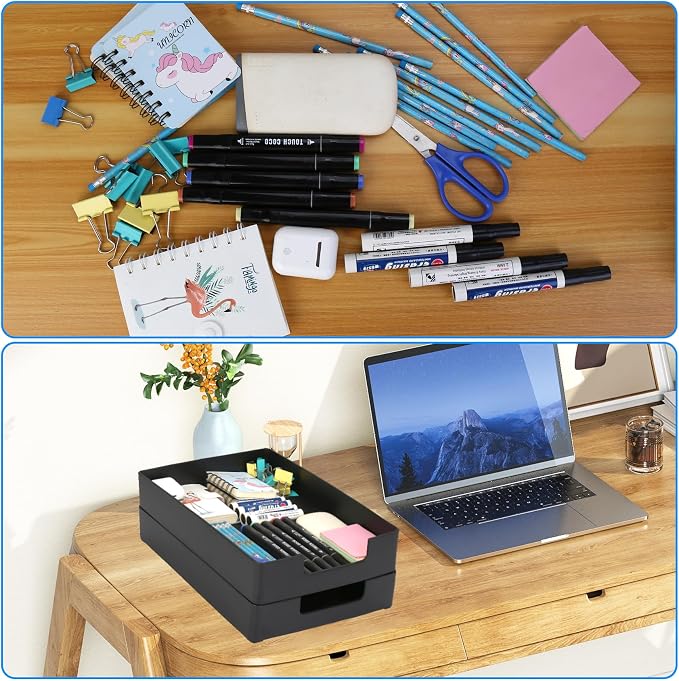 Letter-Size Tray, Desk Drawer Organizer, 13 x 9.6 inch - Image 5