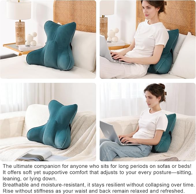 Lumbar Support Pillow for Car Seat, Office Chair, Couch & Recliner, Ergonomic - Image 5