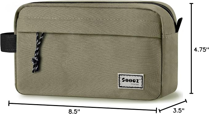 Sooez Big Capacity Pencil Pen Case, Upgraded Canvas Pencil Pouch Large Pencil - Image 5