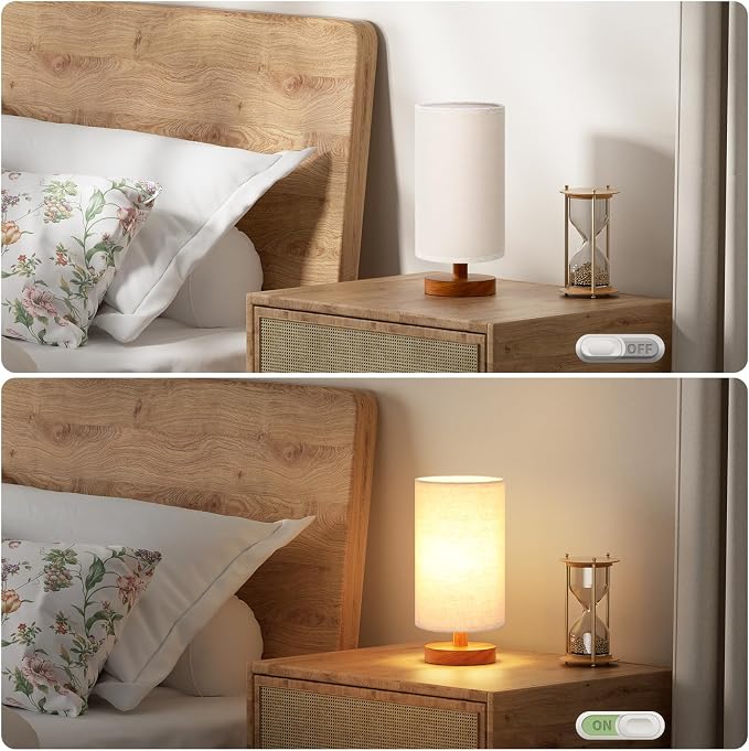 Fenmzee Small Table Lamp for Bedroom - Image 4