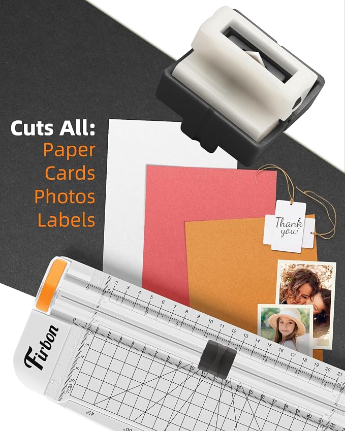 Firbon 2Pcs Refill Blades for A4 A5 Paper Cutter, Spring-Loaded Safeguard - Image 5