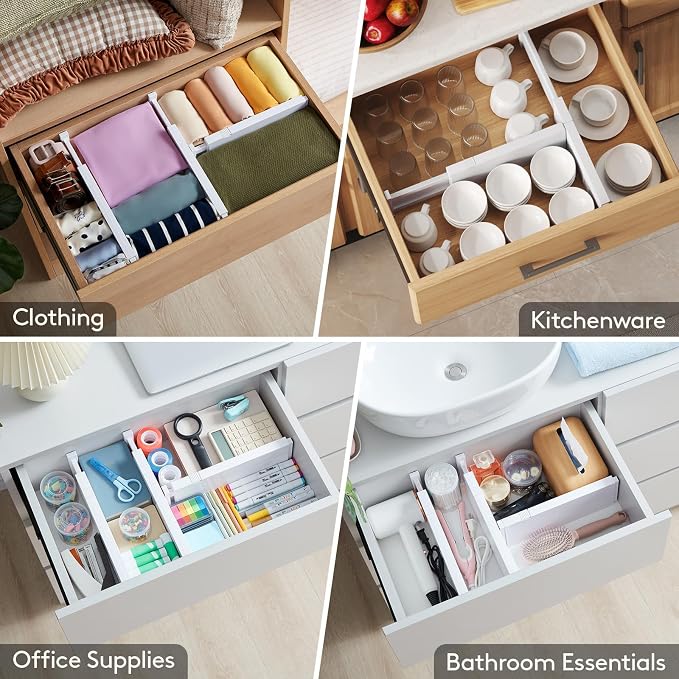 Lifewit 16 Pack Upgrade Drawer Dividers - Image 8