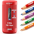 AFMAT Electric Pencil Sharpener, Auto in & Out, 5 Nibs, 7K+ Uses, Fully by AFMAT
