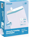 Aimoh 100 9 x 12 SELF Seal Security White Catalog Envelopes - 28lb - Security by Aimoh
