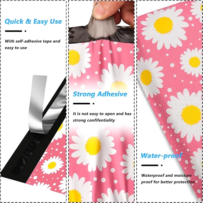 Poly Mailer 6x9 Inch 100 Pcs, Waterproof and Tear-Resistant Shipping Bags - Image 3