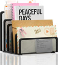 Mail Organizer with 5 Slot, Metal Mail Holder by Unknown