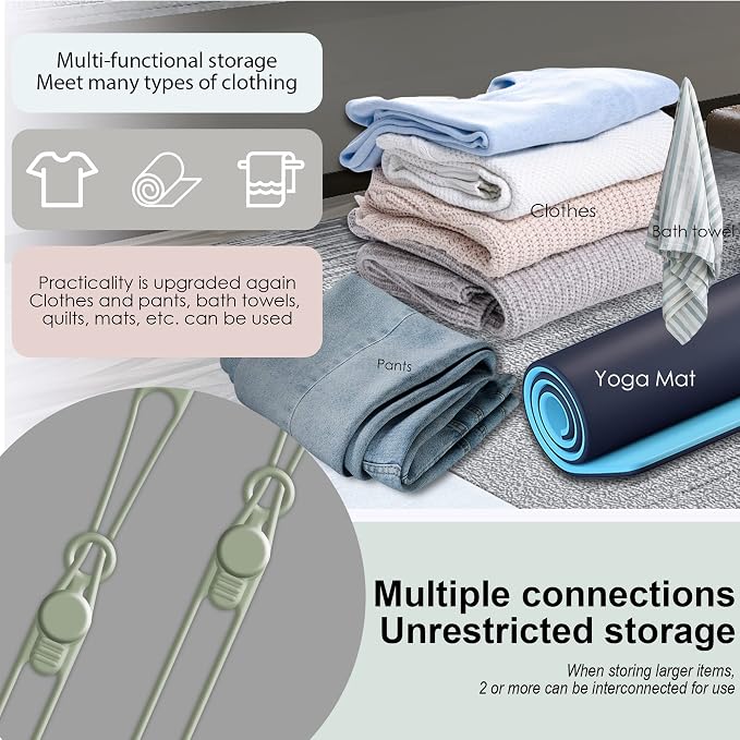 16Pcs Silicone Cable Ties Cord Organizer - Image 5