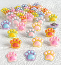 30 pcs Cat Paw Push Pins, Cute Animal Decorative Thumbtacks, Cartoon Drawing by Tandarui