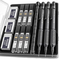 Nicpro HD1000 0.5 mm Art Mechanical Pencil Set in Case, Weatherproof Barrel by Nicpro