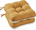 BETU Chair Cushions for Dining Chairs Set of 2, 3.5" Thick Kitchen Table Chair by BETU