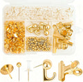 310 Pcs Gold Push Pins Set, 5-Style Decorative Thumb Tacks by YOUDEFUL